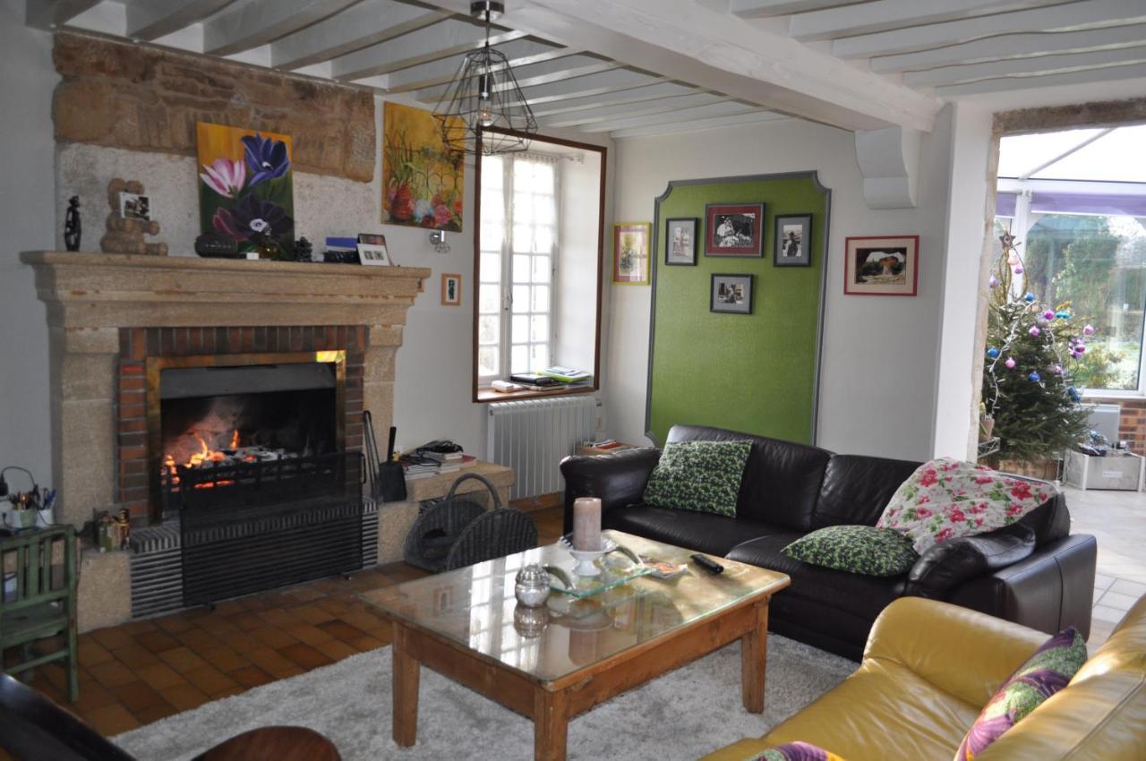 Ma maison bleue Saint-Brice-sous-Ranes Extérieur photo